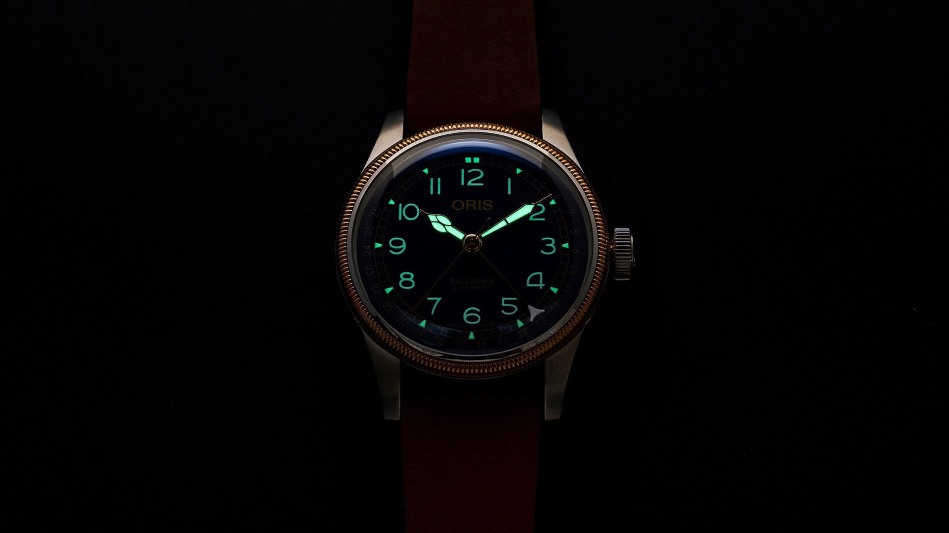 Oris Oris Big Crown Pointer Date 01 754 7741 4365-07 5 20 58  - задняя крышка сталь корпуса, швейцария часы